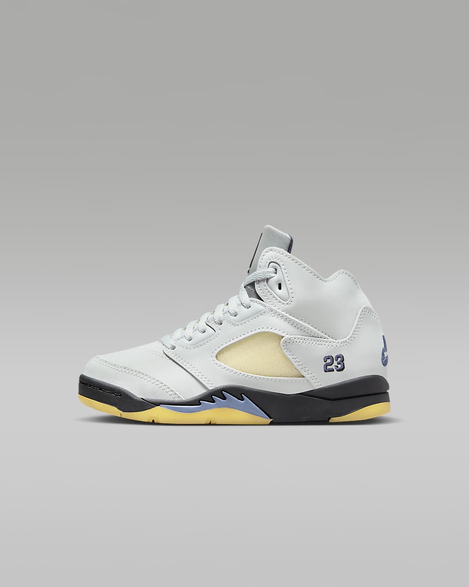 Jordan retro 5 blue and gold online